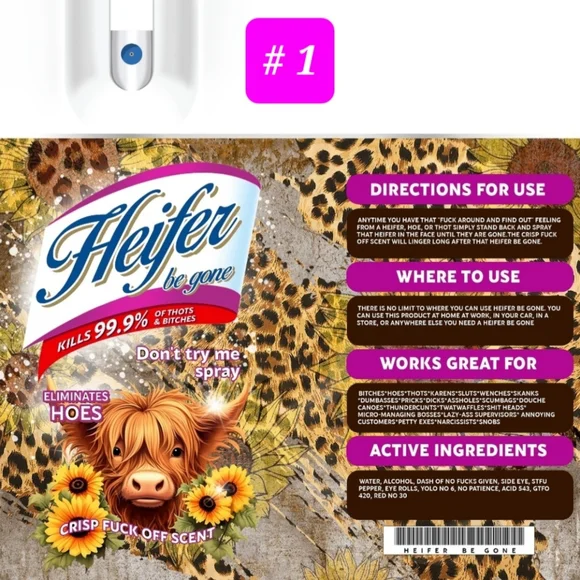 Heifer Be Gone 20 oz Tumbler - Picture 4 of 9